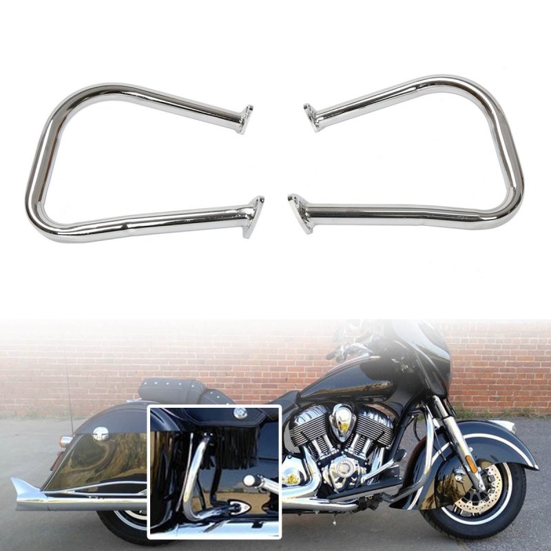 Motorcycle Rear Highway Bars For Indian Chief Chieftain 14-19 Roadmaster silver