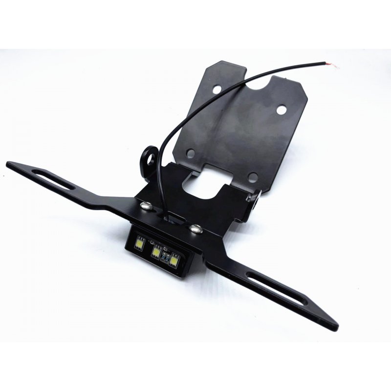 Motorcycle Rear License Registration Plate Tail Frame Holder for YAMAHA R15 V3 black