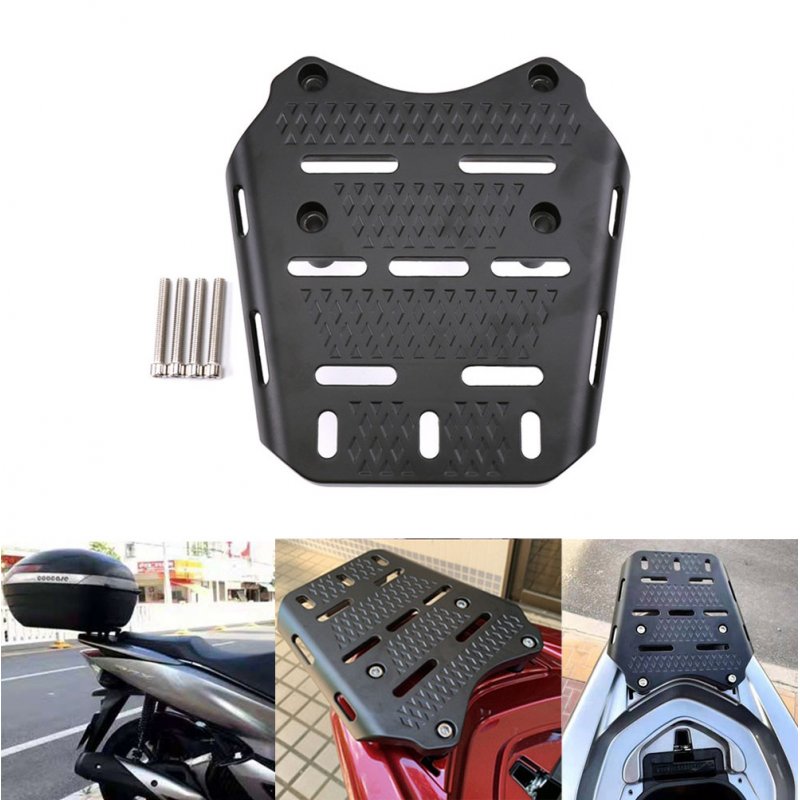 Motorcycle Rear Luggage Rack Holder for Honda PCX 125 150 2014-2019 black