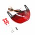 Motorcycle Rear Tail Light Brake Turn Signal Integrated LED Taillight for HONDA CBR600RR 08 12 Transparent shell