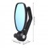 Motorcycle Rearview Mirror 7 8  Handle Bar End Aluminium Alloy Rearview Side Mirrors black