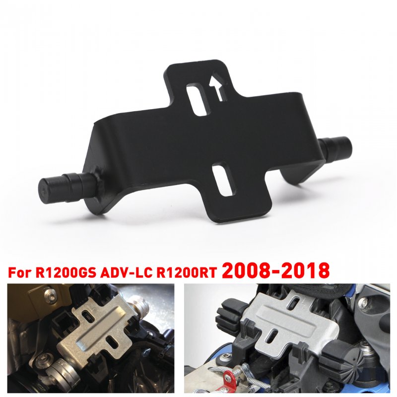Motorcycle Refitting Cushion Adjuster CNC Heightening Device for BMWR1200GS RT ADV-L 08-18 black