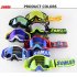 Motorcycle Riding Cross country Goggles Outdoor Glasses Set with Transparent Lens and Tearable Film