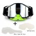 Motorcycle Riding Cross country Goggles Outdoor Glasses Set with Transparent Lens and Tearable Film