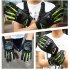 Motorcycle Riding Gloves Anti slip  Anti fall Racing Knight Gloves  Touchscreen Safe Gloves green M