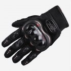 Motorcycle Riding Gloves Non-slip Wear-resistant Anti-fall Full Finger Gloves For Skiing Skating Fishing black M