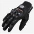 Motorcycle Riding Gloves Non slip Wear resistant Anti fall Full Finger Gloves For Skiing Skating Fishing red M