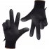 Motorcycle Riding Gloves Zipper Design Non slip Windproof Fleece Lined Warm Gloves for Men Women Navy Blue M