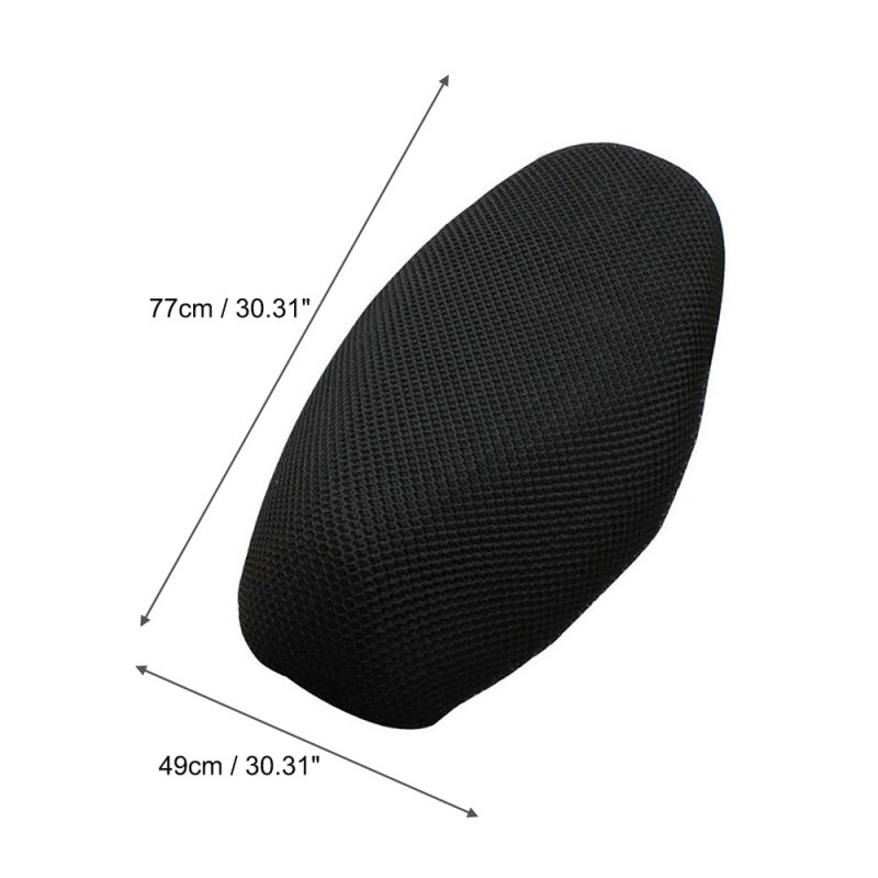 Motorcycle Seat Cover Scooter Moped Seat Anti-Slip Cushion 3D Spacer Mesh Fabric Cover XL