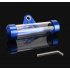 Motorcycle Secure Tax Disc Tube Cylindrical Holder Frame Waterproof Tax Holder Frame Tax Tube  blue