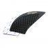 Motorcycle Side Pad Knee Grip Decal Protective Stickers for KAWASAKI NINJA650 17 19 black