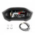Motorcycle Speedometer 199 Kph Mph High Definition VA Screen Real Color Digital Display Universal Odometer Tachometer Water Temperature Gauge Turn Signals as pi