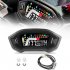 Motorcycle Speedometer 199 Kph Mph High Definition VA Screen Real Color Digital Display Universal Odometer Tachometer Water Temperature Gauge Turn Signals as pi