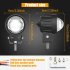 Motorcycle Spotlight Highlight External Lens Work Light Electric Vehicle Modified Led Headlight Bulb Yellow and white 1 pair