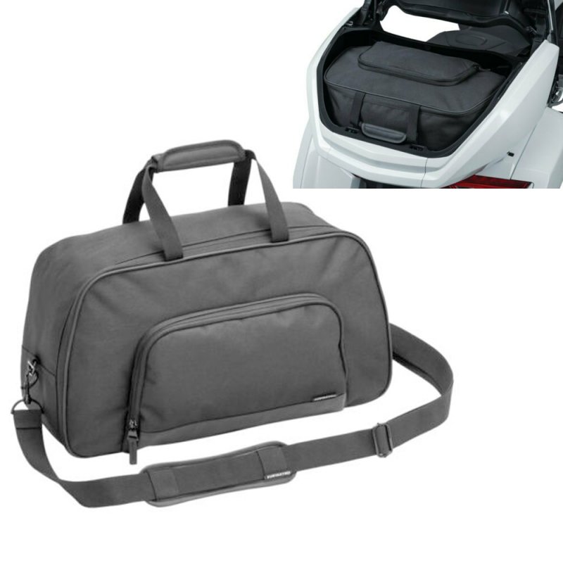 Motorcycle  Suitcase Travel Bag Soft Saddle Bag For Gold Wing Gl1800 2001-2018 black