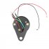 Motorcycle Tachometer Led Lcd Digital Display Meter Mechanical Tachometer DC 12v Universal Modified Parts as picture show