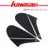 Motorcycle Tank Pad Protector Sticker Decal Tank Traction Pad with 3M Fit for Kawasaki Z800 12 13 14 15 black