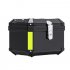 Motorcycle Top Box Lockable Helmet Luggage Storage Rear Tour Box with Reflective Design  Storage Carrier Case Black 45L