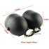 Motorcycle Twin Front Headlight Lamp W  Bracket For Street Fat Boy Dual Sport Dirt Bikes Street Fighter Naked Cafe Racer Twins black and white with support