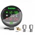 Motorcycle Voltmeter Temperature Gauge 9 24v Electronic Lcd Display Voltage Meter Modified Accessories  temperature 