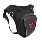 Motorcycle Waist Pack Drop Leg Bags Big Capacity Multiple Pockets Thigh Pouch Multifunctional Reflective Design Phone Storage Hip Bag For Hiking Climbing red label