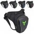 Motorcycle Waist Pack Drop Leg Bags Big Capacity Multiple Pockets Thigh Pouch Multifunctional Reflective Design Phone Storage Hip Bag For Hiking Climbing red la