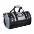 Motorcycle Waterproof Luggage Tail Bag  All weather Large Capacity Saddle Bags Powersports Saddlebags With Reflective Design  Bike Accessories black silver 40L