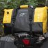 Motorcycle Waterproof Luggage Tail Bag  All weather Large Capacity Saddle Bags Powersports Saddlebags With Reflective Design  Bike Accessories Black and yellow 
