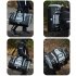 Motorcycle Waterproof Luggage Tail Bag  All weather Large Capacity Saddle Bags Powersports Saddlebags With Reflective Design  Bike Accessories Black and yellow 