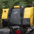 Motorcycle Waterproof Luggage Tail Bag  All weather Large Capacity Saddle Bags Powersports Saddlebags With Reflective Design  Bike Accessories Black and yellow 