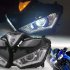 Motorcycle accessories LED headlight assembly near and far light light for Yamaha R3 R25  2015 2018 V2 hf056