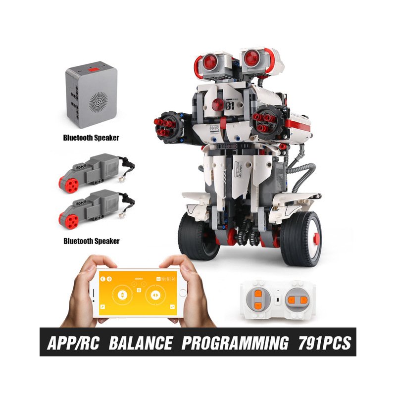 Wholesale Mould King Technic Idea Mindstorms Programme Remote Control Robot Wall E Model Building Bricks Blocks Toys White From China