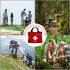 Mounchain First Aid Kit Lightweight Portable Multi Function Pocket Emergency Kit for Indoor and Outdoor Accidents Red First Aid Kit Zipper Pocket 