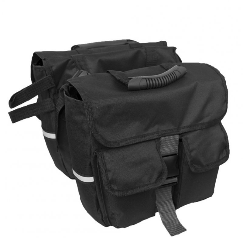 8L Bike Rear Seat Bag Bicycle Backseat Cycling Pannier Rack Trunk Storage Bag PU