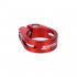 Mountain Bicycle Pipe Clamp Locks Fixed Gear 31 8 34 9mm Seat Screw Lock Clamp Red 34 9MM