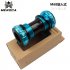 Mountain Bike Colorful Bottom Bracket Axle Integrated Hollow BB Bicycle Threaded Screw in Center Axle  purple