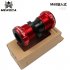 Mountain Bike Colorful Bottom Bracket Axle Integrated Hollow BB Bicycle Threaded Screw in Center Axle  red