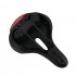 Mountain Bike Cushion with Light Thicken Widen Seat Comfortable Bike Seat Little red 270 200mm