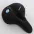 Mountain Bike Cushion with Light Thicken Widen Seat Comfortable Bike Seat Line blue 270 200mm