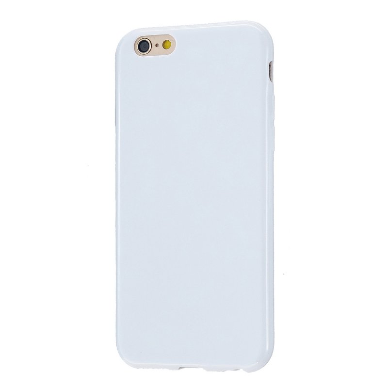 For iPhone 5/5S/SE/6/6S/6 Plus/6S Plus/7/8/7 Plus/8 Plus Cellphone Cover Soft TPU Bumper Protector Phone Shell Milk white
