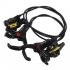 Mountain Bike Hydraulic Brake Bicycle Brake Aluminum Alloy Bikes Accessories  Red single   right front