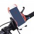 Mountain Bike Phone  Holder Electric Vehicle Motorcycle Navigation Phone Mount Black red