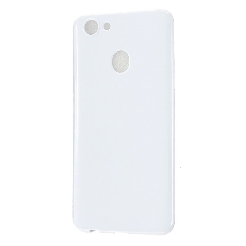 For OPPO A79/A83 Cellphone Cover Soft Hands Feel No-Fade TPU Phone Case Full Body Protection Milk white
