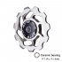 Mountain Bike Transmission Rear Dial Wheel High end Ceramic Palin Guide Wheel 11T Tooth Aluminum Alloy Tension Wheel Gold