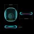 Mouse Jiggler Undetectable Mouse Mover With Timer Function LED Lights Plug Play Move Mechanical Turntable Pad black