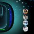 Mouse Jiggler Undetectable Mouse Mover With Timer Function LED Lights Plug Play Move Mechanical Turntable Pad White