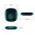 Mouse Jiggler Undetectable Mouse Mover With Timer Function LED Lights Plug Play Move Mechanical Turntable Pad White