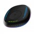 Mouse Jiggler Undetectable Mouse Mover With Timer Function LED Lights Plug Play Move Mechanical Turntable Pad black
