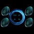 Mouse Jiggler Undetectable Mouse Mover With Timer Function LED Lights Plug Play Move Mechanical Turntable Pad White