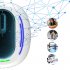 Mouse Jiggler Undetectable Mouse Mover With Timer Function LED Lights Plug Play Move Mechanical Turntable Pad White